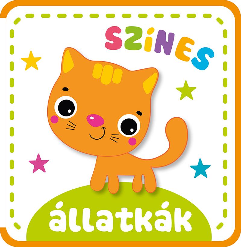 Válogatás, - Színes állatkák - szivacskönyv