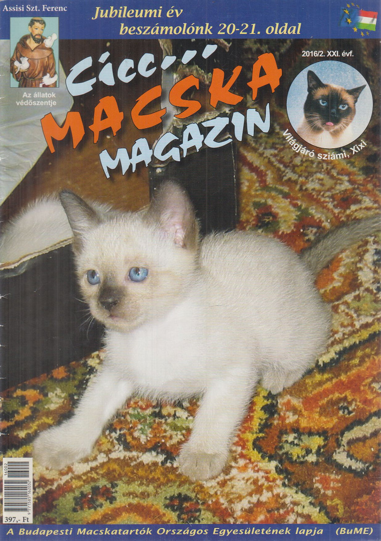 Dr. Tóth Lászlóné - Cicc... Macska Magazin 2016/2. [antikvár]