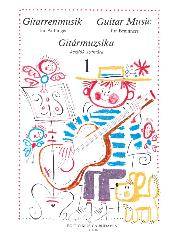 GITÁRMUZSIKA KEZDŐK SZÁMÁRA 1 (VERECZKEY)