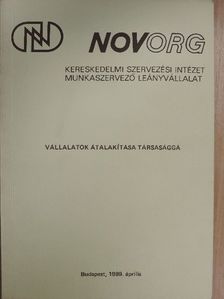 Báder Imre - Vállalatok átalakítása társasággá [antikvár]