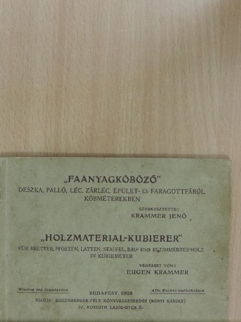 "Faanyagköböző" [antikvár]
