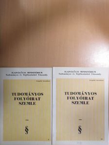 Tudományos Folyóirat Szemle 1986/1-2. (fél évfolyam) [antikvár]