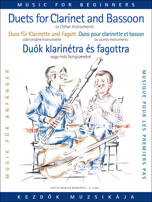 DUÓK KLARINÉTRA ÉS FAGOTTRA (VAGY GORDONKÁRA) KEZDŐK SZÁMÁRA