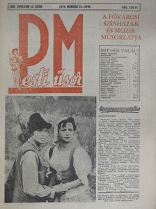 Nemes Mária - Pesti Műsor 1974. március 14-20-ig [antikvár]
