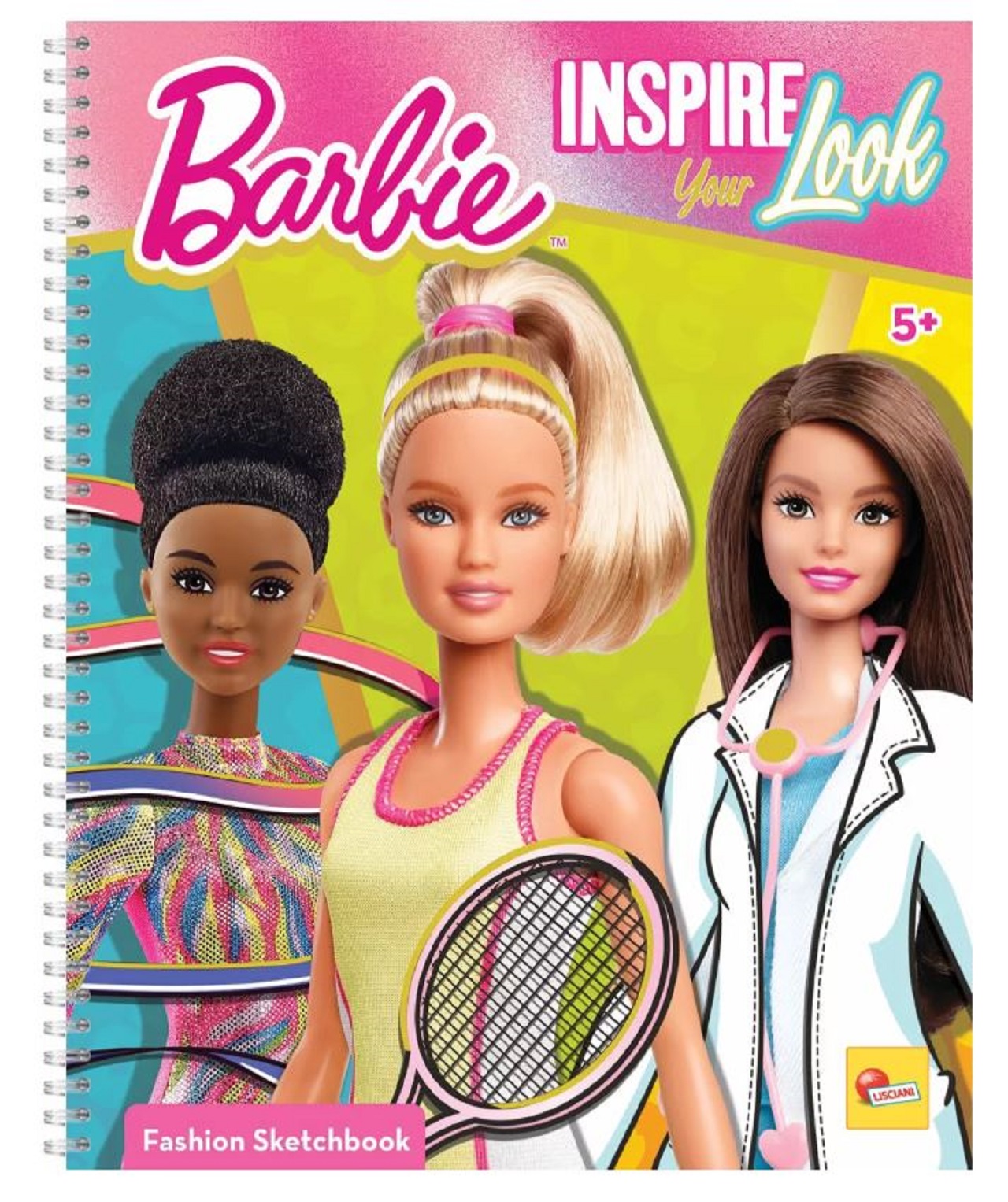 LIS12617 - Barbie divattervező vázlatfüzet INSPIRE YOUR LOOK