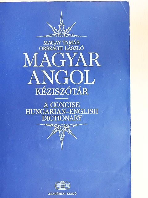 Magyar-angol kéziszótár [antikvár]