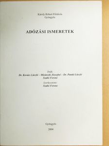 Dr. Kovács László - Adózási ismeretek [antikvár]