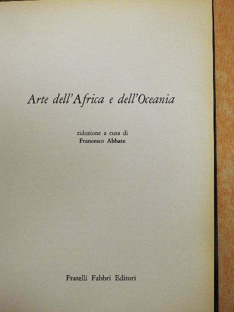 Arte dell'Africa e dell'Oceania [antikvár]
