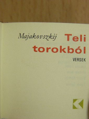 Majakovszkij - Teli torokból (minikönyv) (számozott) [antikvár]