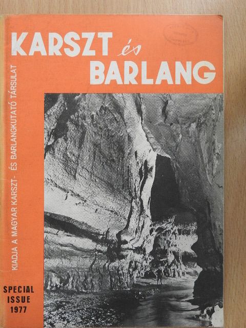 Dr. György Dénes - Karszt és Barlang Special Issue 1977. [antikvár]