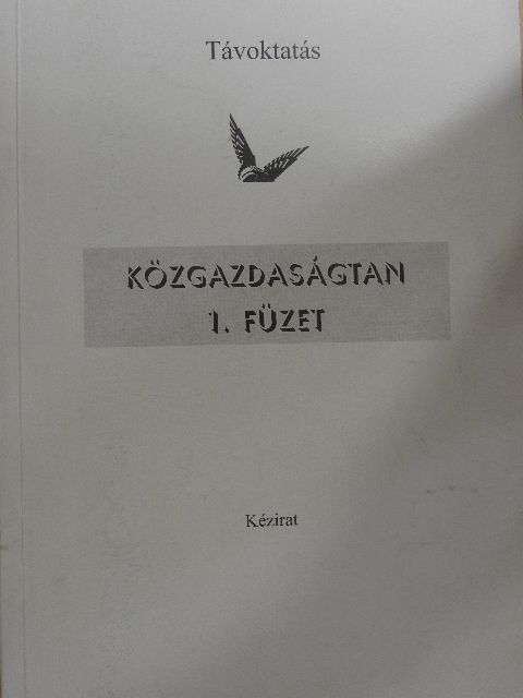 Dr. Solt Katalin - Közgazdaságtan 1. füzet [antikvár]