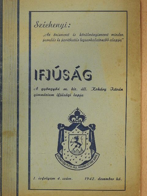 Kósa János - Ifjúság 1942. december [antikvár]