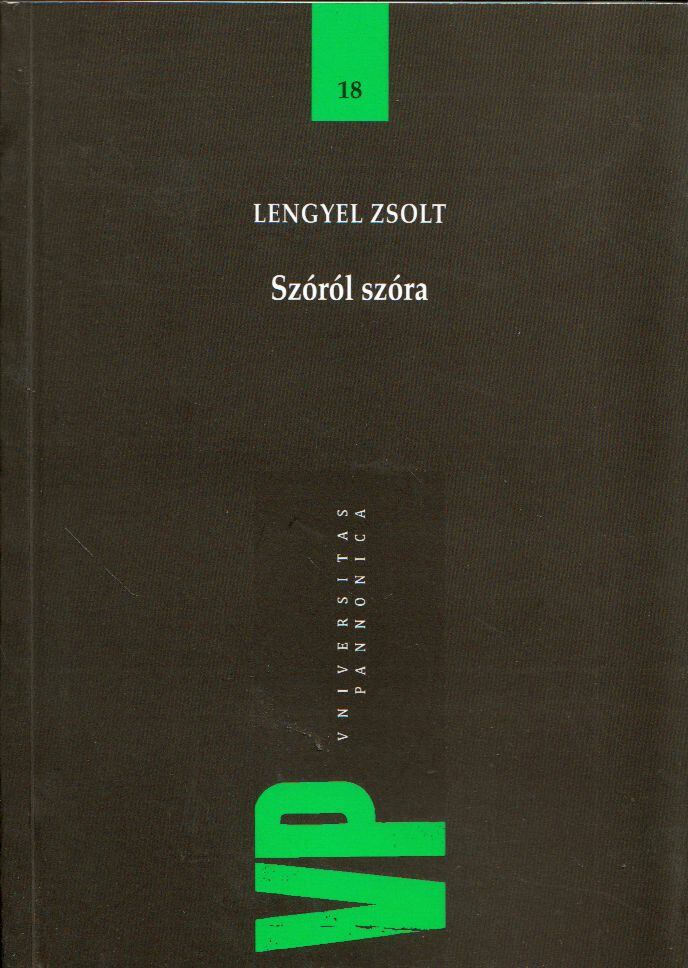 Lengyel Zsolt - Szóról szóra [antikvár]