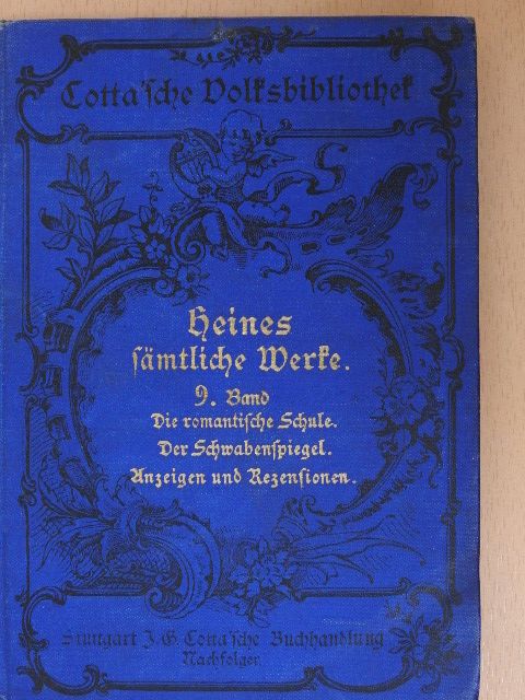 Heinrich Heine - Heinrich Heines Sämtliche Werke in zwölf Bänden 9. (gótbetűs) [antikvár]