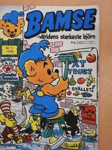Rune Andréasson - Bamse 1978/11. [antikvár]