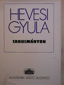 Hevesi Gyula - Tanulmányok [antikvár]