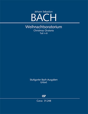 J. S. Bach - WEIHNACHTSORATORIUM BWV 248 TEIL I-VI. CARUS CHOIR COACH ÜBE-CD FÜR CHORSAENGER. SOPRANO