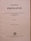 Fogarasi Béla - Akadémiai Értesítő LXII. kötet 511. szám [antikvár]