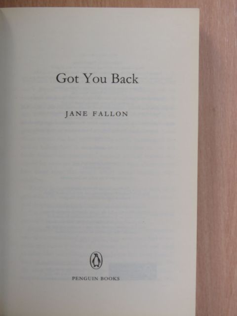 Jane Fallon - Got You Back [antikvár]