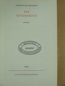 Daphne du Maurier - Der Sündenbock [antikvár]