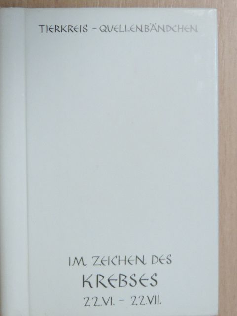 Antoine de Saint-Exupéry - Im Zeichen des Krebses [antikvár]
