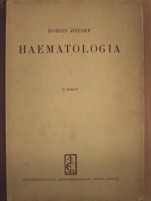 Dr. Boros József - Haematologia [antikvár]
