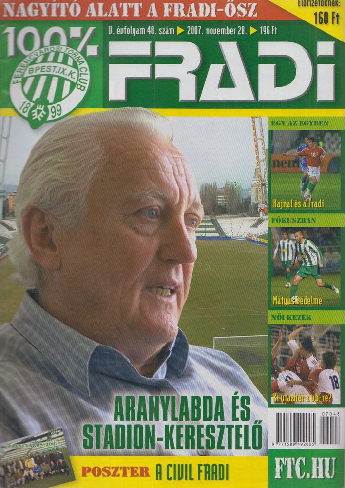 Privacsek András (szerk.) - 100% Fradi V. évf. 48. szám [antikvár]