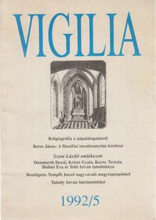 LUKÁCS LÁSZLÓ (SZERK.) - Vigilia 1992/5. [antikvár]