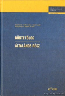Büntetőjog - Általános rész [antikvár]
