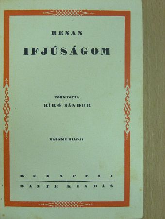Renan - Ifjúságom [antikvár]