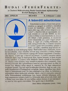 Dr. Balogh Endre - Budai FehérFekete 2003. április [antikvár]
