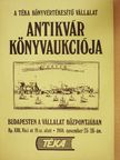 A Téka Könyvértékesítő Vállalat antikvár könyvaukciója 1988. november 25-26-án [antikvár]