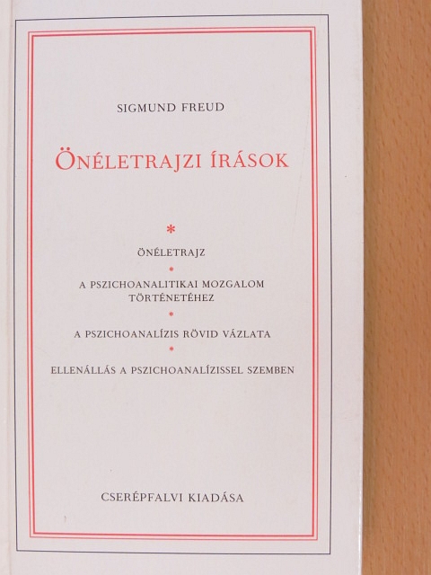Sigmund Freud - Önéletrajzi írások  [antikvár]