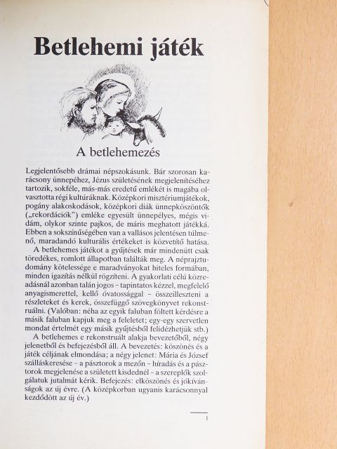 Dobszay László - Betlehemi játék [antikvár]