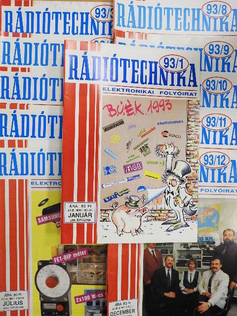 Dr. Vámos Attila - Rádiótechnika 1993. (nem teljes évfolyam) [antikvár]