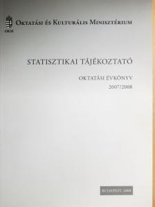Statisztikai Tájékoztató 2007/2008 - CD-vel [antikvár]