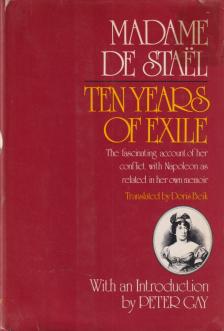 Madame De Stael - Ten Years of Exile [antikvár]