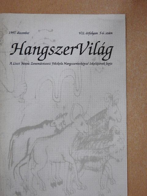 Cseke Gábor - HangszerVilág 1997. december [antikvár]