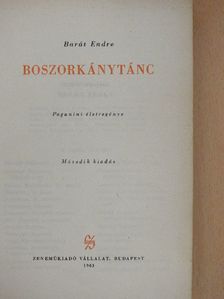 Barát Endre - Boszorkánytánc [antikvár]