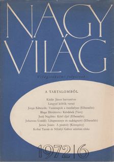 KARDOS LÁSZLÓ - Nagyvilág 1972/6. [antikvár]