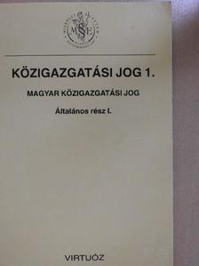Dr. Czékmann Zsolt - Közigazgatási jog 1. [antikvár]