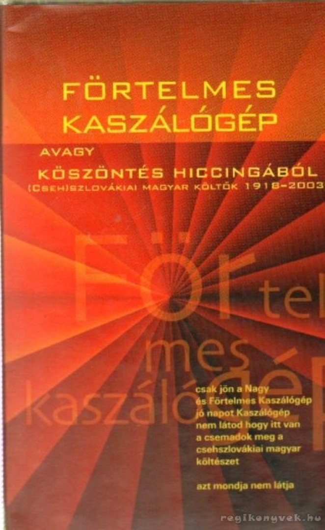 Förtelmes kaszálógép [antikvár]