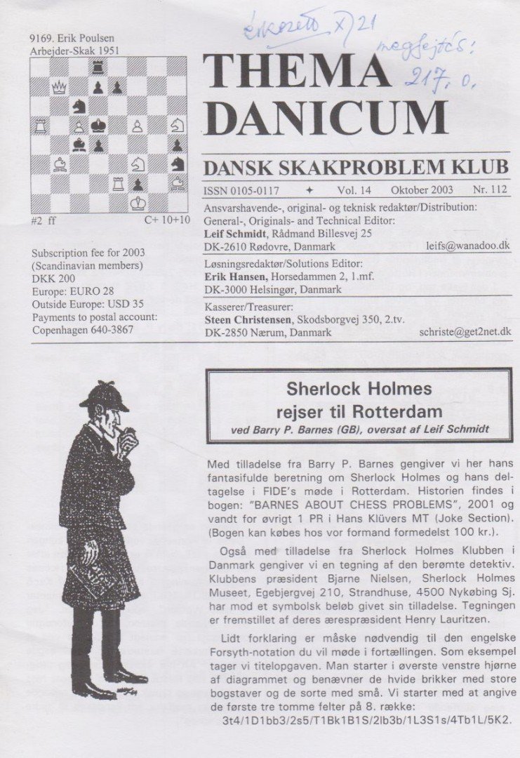 Erik Hansen - Thema Danicum 2003/Oktober [antikvár]