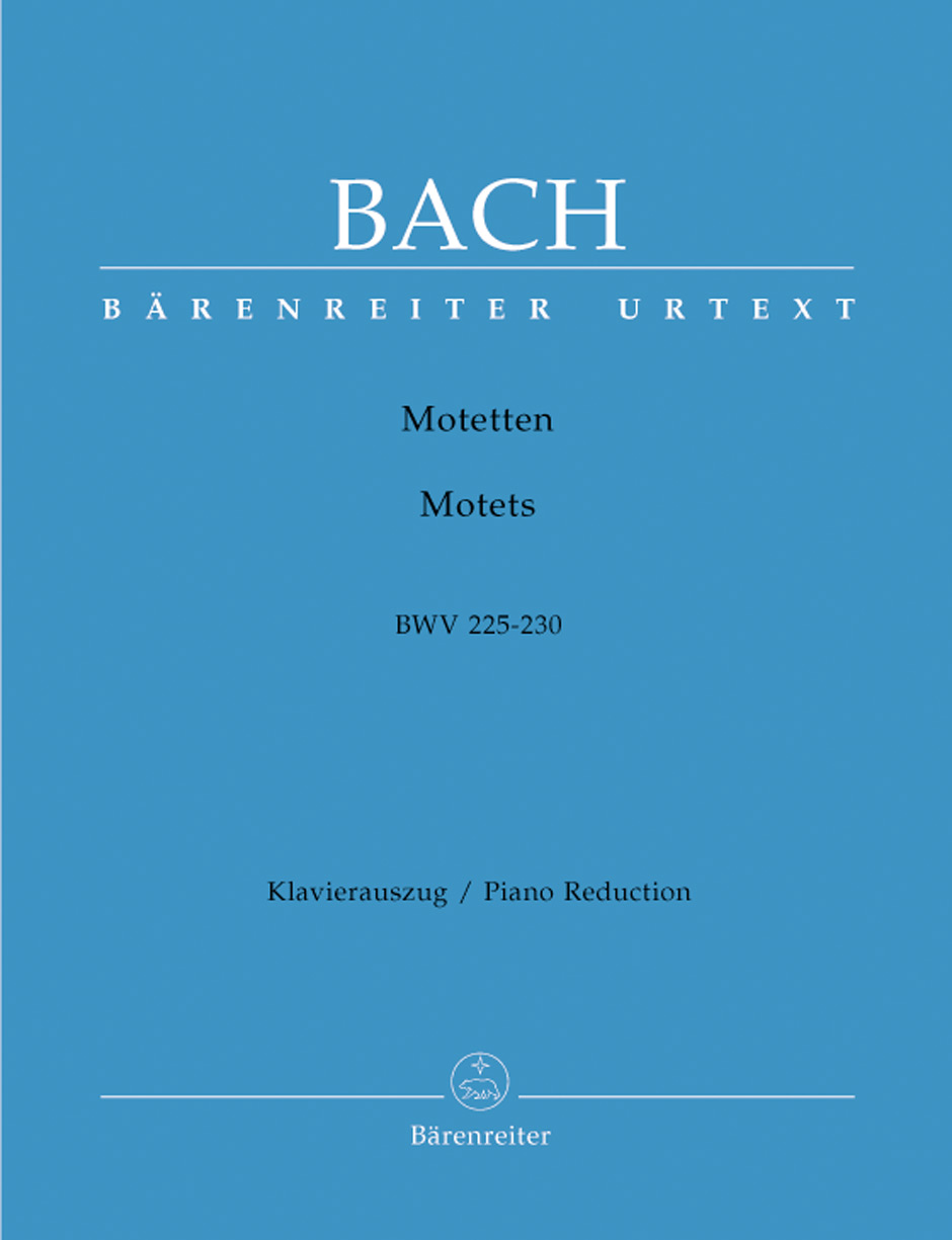 J. S. Bach - MOTETTEN BWV 225-230 KLAVIERAUSZUG URTEXT (OLGA KROUPOVÁ)