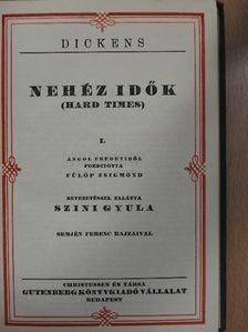 Charles Dickens - Nehéz idők I-II. [antikvár]
