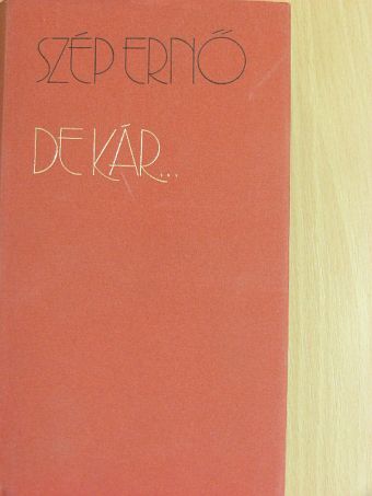 Szép Ernő - De kár... [antikvár]