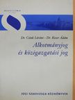 Dr. Csink Lóránt - Alkotmányjog és közigazgatási jog [antikvár]