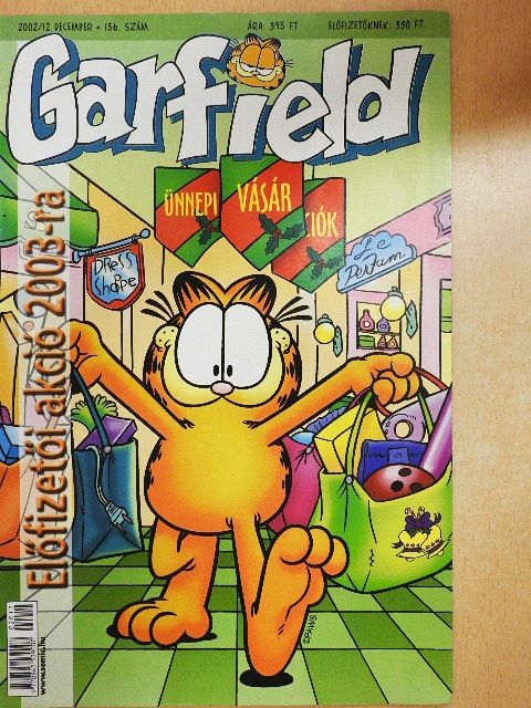Jim Davis - Garfield 2002/12. december (olvasatlan, nyomdatiszta állapotú) [antikvár]