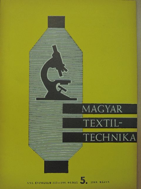Bártfai Győző - Magyar Textiltechnika 1969. május [antikvár]
