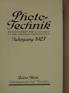 Dr. Eugen Irmenbach - Photo-Technik 1927. januar-dezember [antikvár]